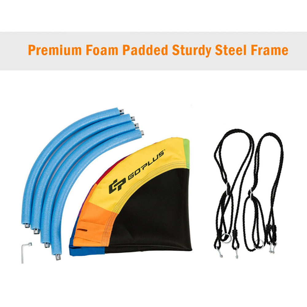 40 Inch Flying Saucer Tree Swing Outdoor Play For Kids